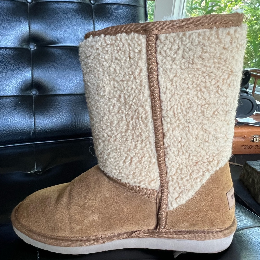 Minnetonka midcalf winter boots moccasins size 8/8.5 - Picture 5 of 8